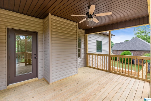 2698 Piedmont Dr, Helena, AL 35022 - deck featuring ceiling fan