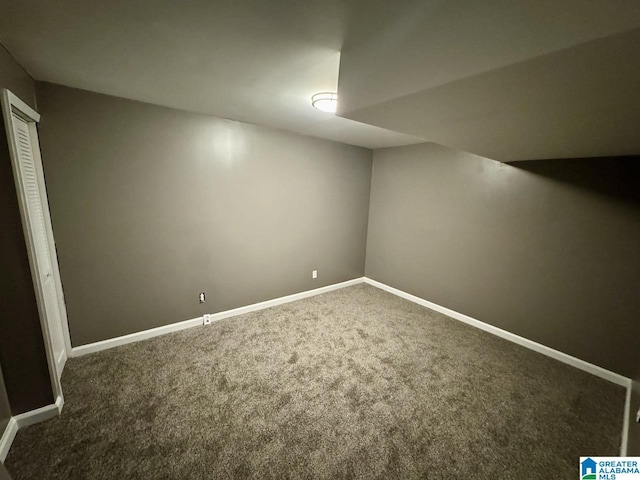 5835 Brenda Dr, Trussville, AL 35173 - finished below grade area with carpet and baseboards