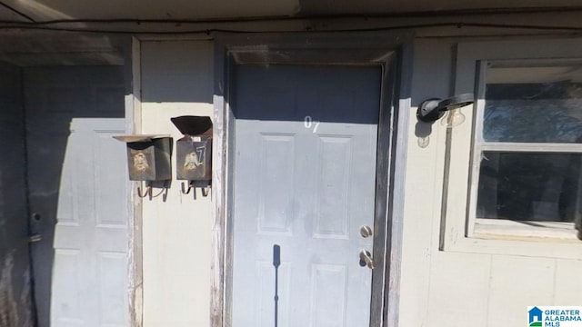 view of entrance to property