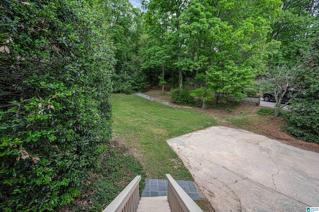 view of yard