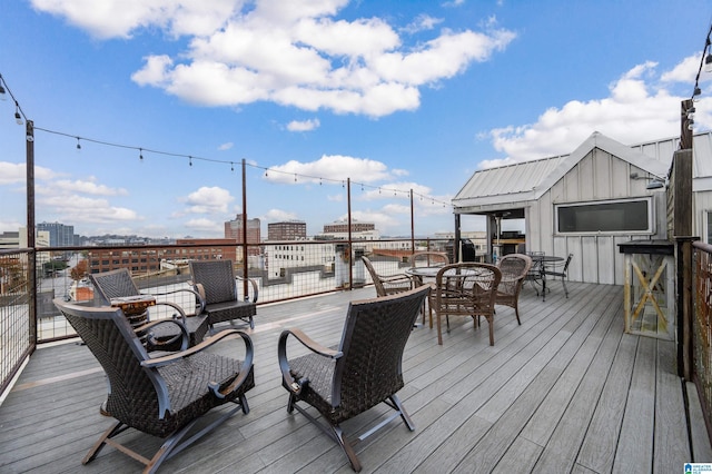 113 N 22nd St Unit 403, Birmingham, AL 35203 - deck featuring outdoor dining space
