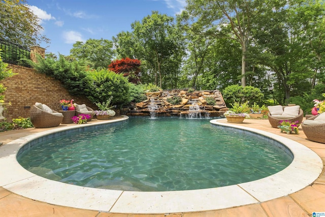 view of pool