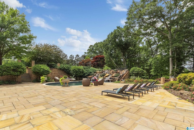 view of patio