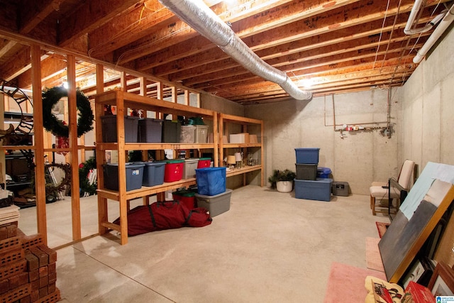 view of storage