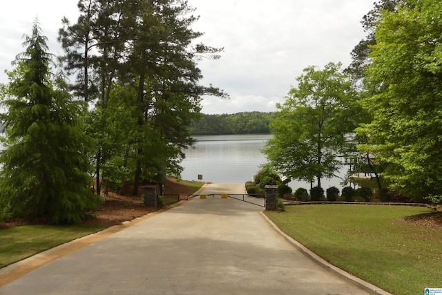 view of water feature