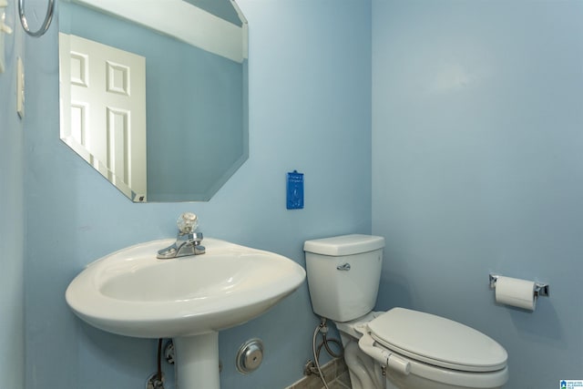 half bath with toilet