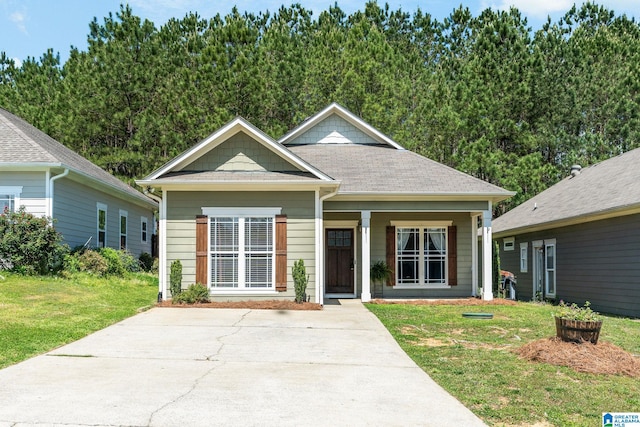 350 Hathaway Ln, Odenville, AL 35120 - view of front of property featuring a porch and a front lawn