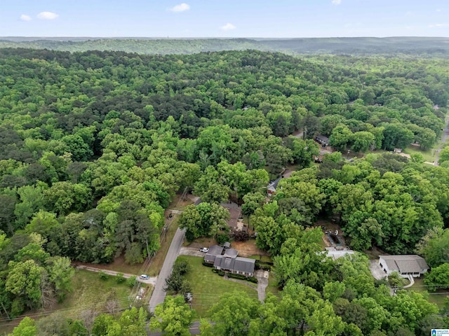 108 Dee Hendrix Rd, Hueytown, AL 35023 - drone / aerial view with a wooded view