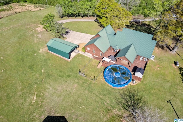 drone / aerial view