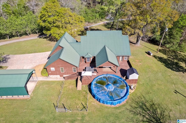 drone / aerial view