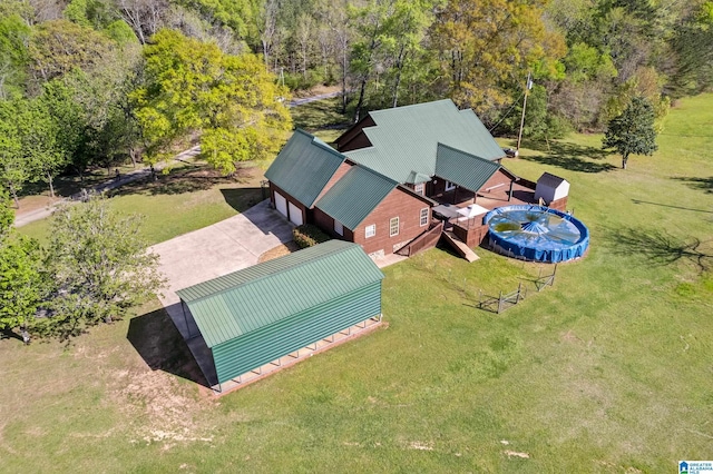 drone / aerial view