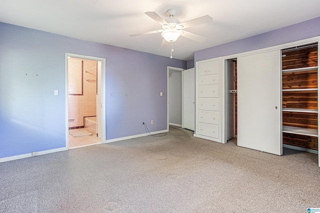 2725 Shades Crest Rd, Vestavia Hills, AL 35216 - unfurnished bedroom featuring a closet, ceiling fan, light carpet, beverage cooler, and baseboards