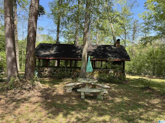 view of yard