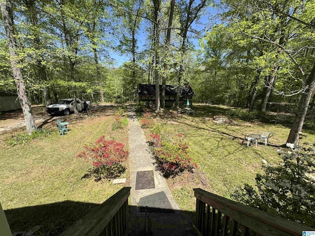 view of yard