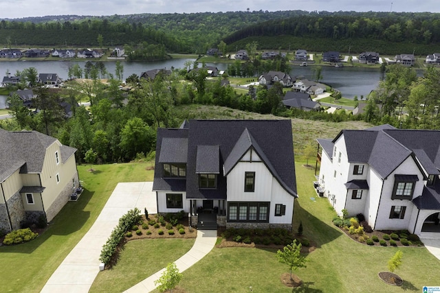 1904 Blackridge Rd, Hoover, AL 35244 - aerial view with a water view and a residential view