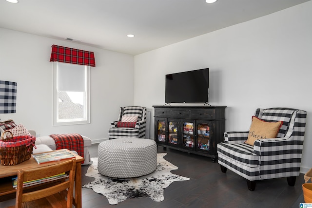 1904 Blackridge Rd, Hoover, AL 35244 - living area featuring recessed lighting, wood finished floors, and visible vents