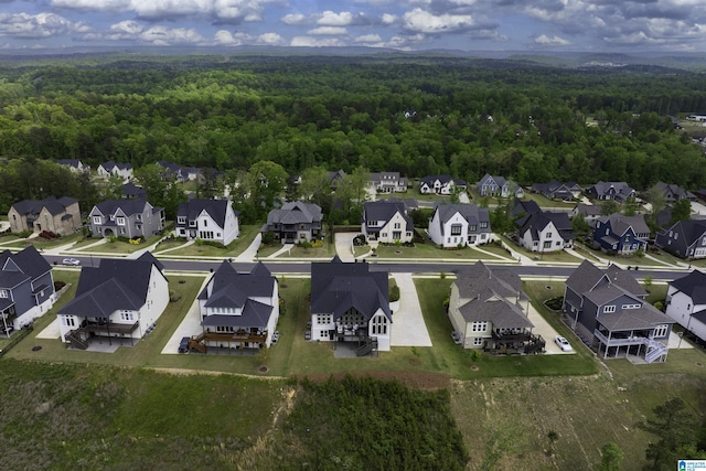 1904 Blackridge Rd, Hoover, AL 35244 - bird's eye view with a residential view and a forest view