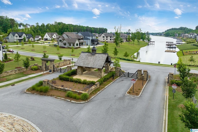 1904 Blackridge Rd, Hoover, AL 35244 - aerial view featuring a water view and a residential view