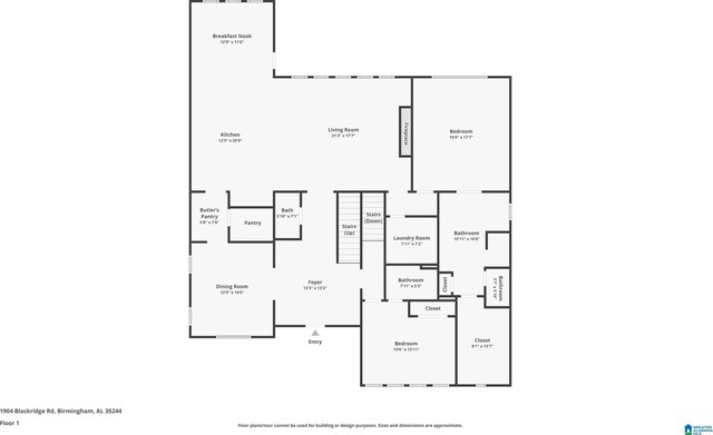 1904 Blackridge Rd, Hoover, AL 35244 - view of layout