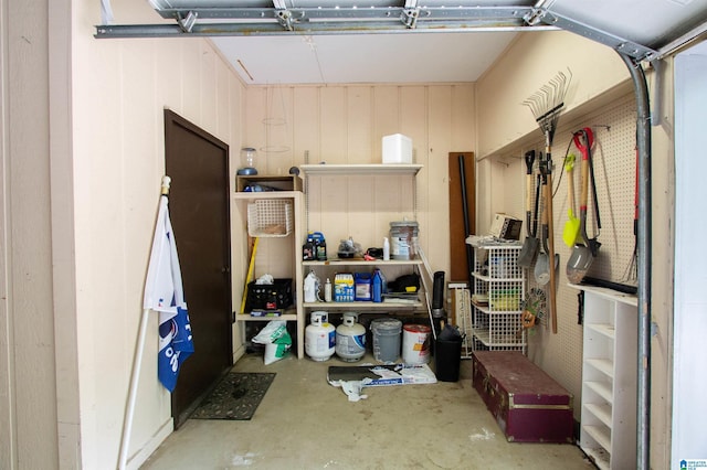 storage with a garage