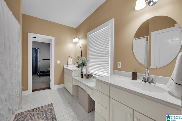 190 Drennen Park Cir, Hayden, AL 35079 - full bathroom featuring vanity, tile patterned floors, and baseboards