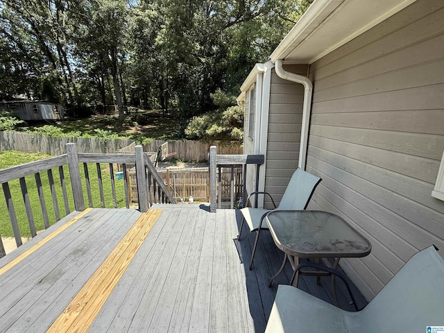 96 Tomahawk Cir, Pelham, AL 35124 - deck with a fenced backyard