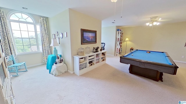 214 Scotts Trce, Helena, AL 35022 - playroom with carpet floors, baseboards, and pool table
