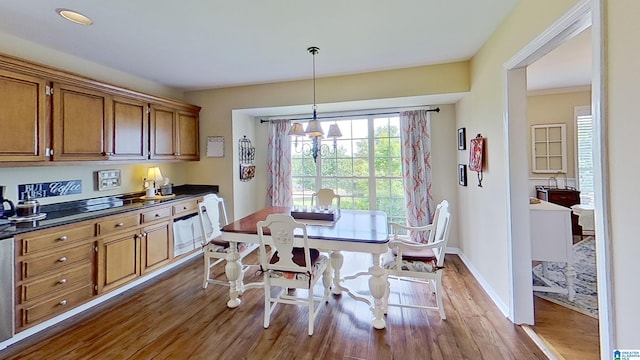 214 Scotts Trce, Helena, AL 35022 - dining room with baseboards and wood finished floors