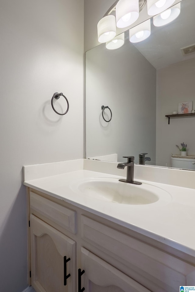 165 Ashford Ln, Alabaster, AL 35007 - bathroom with vanity and visible vents