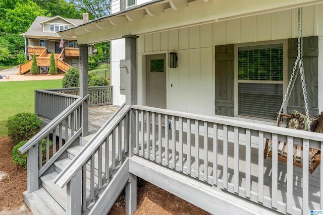 2607 Woodfern Ct, Homewood, AL 35209 - doorway to property with covered porch