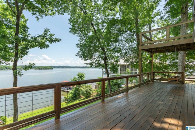 3516 Griffitt Bend Rd, Talladega, AL 35160 - deck with a water view
