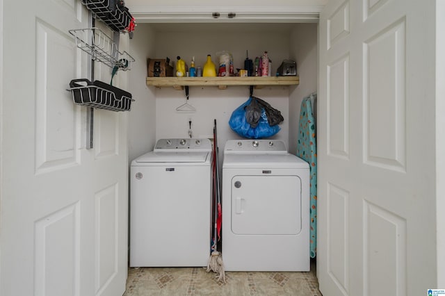 20443 Hepzibah Church Rd, Mccalla, AL 35111 - clothes washing area featuring washing machine and clothes dryer and laundry area