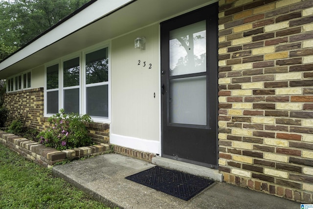 view of entrance to property