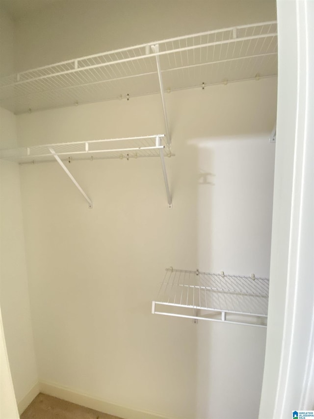 view of closet