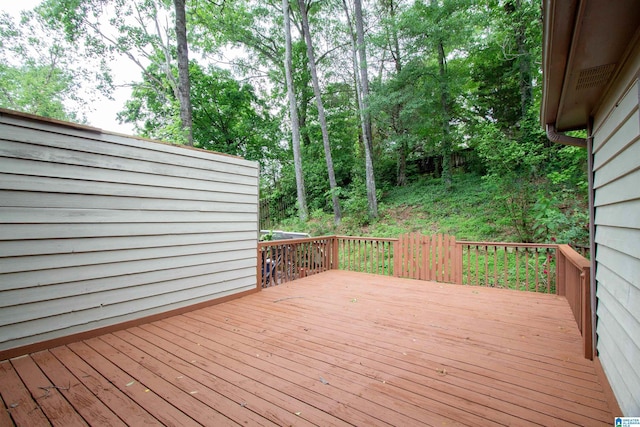 302 Old Rocky Ridge Ln, Birmingham, AL 35216 - view of wooden deck