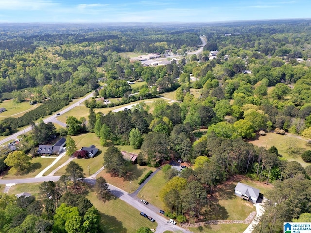 135 Hayden Springs Rd, Hayden, AL 35079 - drone / aerial view featuring a forest view
