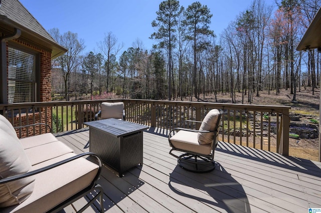 view of deck