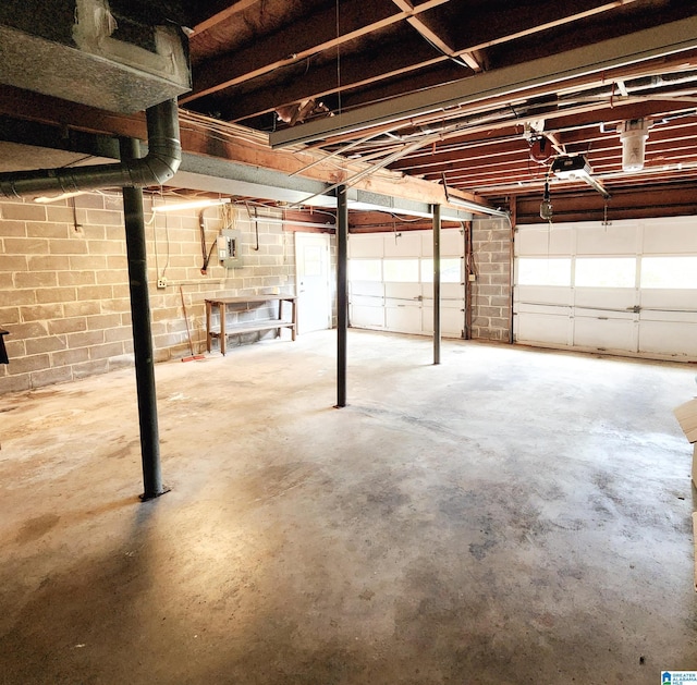 574 Turtle Creek Dr, Hoover, AL 35226 - basement featuring electric panel