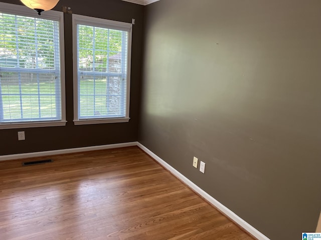 2128 Rockland Dr, Hoover, AL 35226 - empty room featuring baseboards and wood finished floors