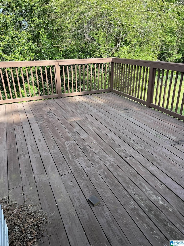 2128 Rockland Dr, Hoover, AL 35226 - view of wooden terrace