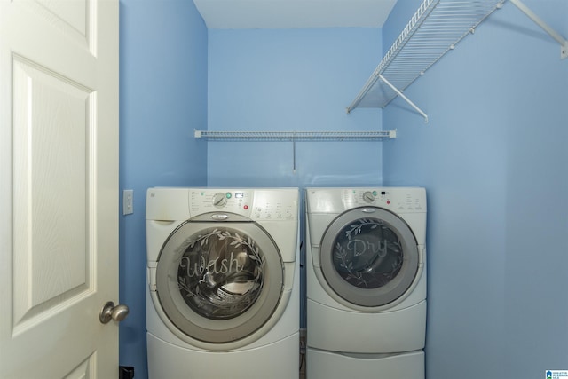 1127 Avalon Dr, Moody, AL 35004 - clothes washing area with washer and dryer and laundry area