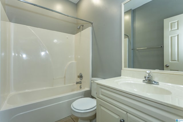1127 Avalon Dr, Moody, AL 35004 - bathroom with toilet, shower / tub combination, and vanity