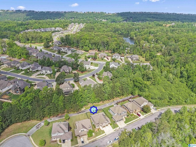 1104 Norman Way, Birmingham, AL 35242 - aerial view featuring a residential view and a forest view
