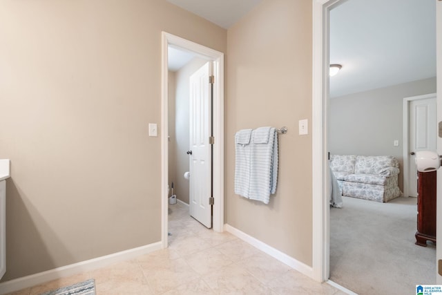 bathroom featuring baseboards