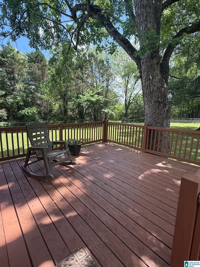 view of deck
