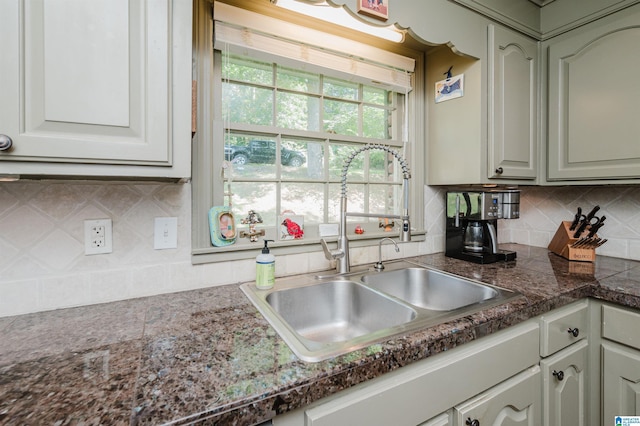 1426 Overlook Rd, Homewood, AL 35209 - kitchen featuring backsplash, tile counters, and a sink