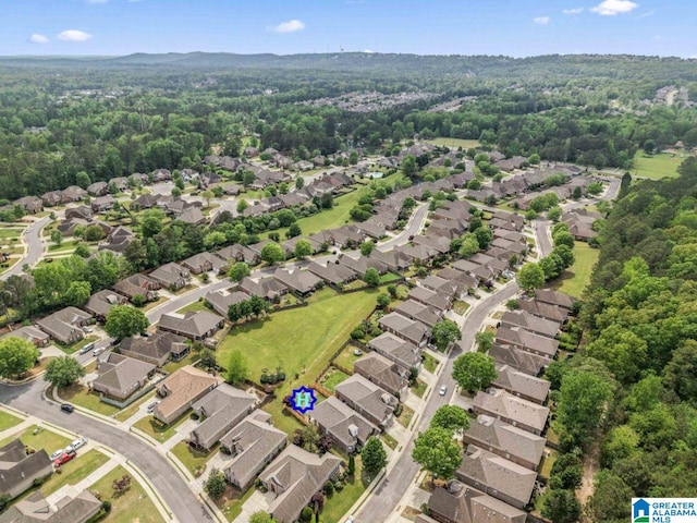 209 Vineyard Ln, Birmingham, AL 35242 - drone / aerial view with a residential view and a wooded view
