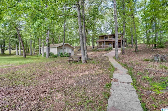 156 Wallace Dr, Shelby, AL 35143 - view of yard with an outbuilding