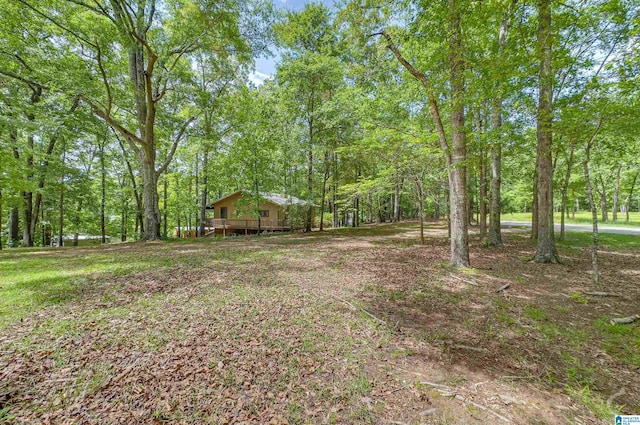 156 Wallace Dr, Shelby, AL 35143 - view of yard featuring a deck
