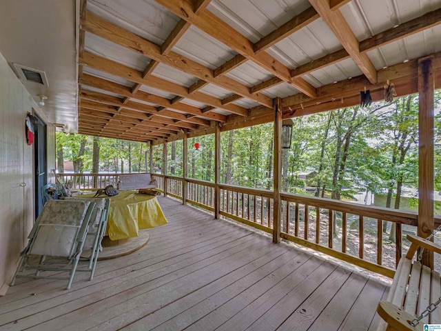 156 Wallace Dr, Shelby, AL 35143 - view of wooden deck